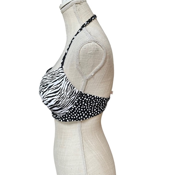 Victoria's Secrete 2pc Swimsuit Bikini Top & Black Skirt Swim Bottom‎ - Picture 14 of 15